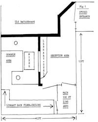 Studio Floor Plan 1976